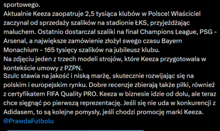Roman Kołtoń pokazał przykładową KOSZULKĘ od Keezy dla reprezentacji Polski!